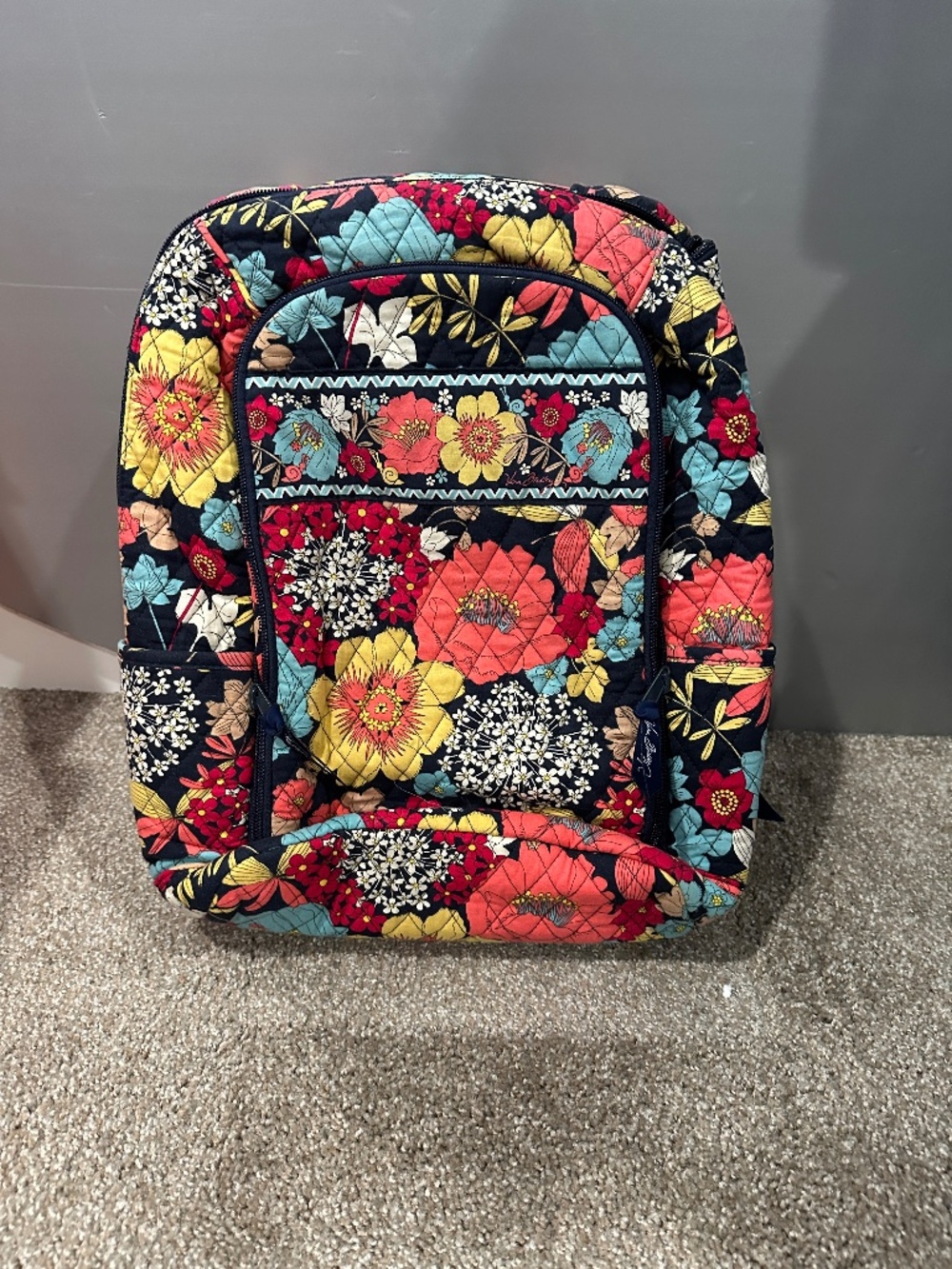 Vera Bradley Laptop Backpack Happy Snails - RETIRED